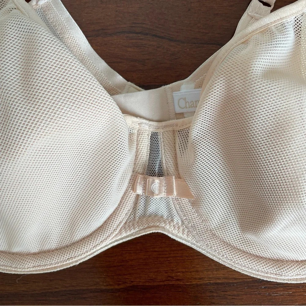 Chantelle Lingerie Aeria Underwire Spacer Bra, Nude Blush, 32D - Picture 3 of 7
